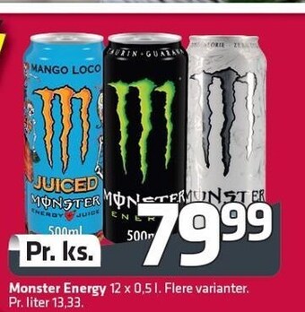 Fleggaard Monster Energy tilbud