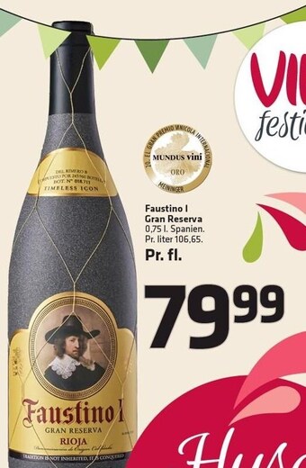 Fleggaard Faustino I Gran Reserva tilbud