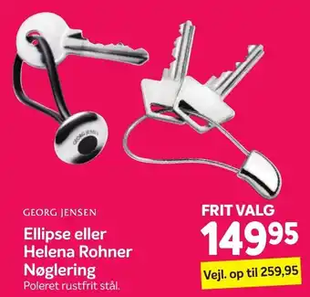Din Isenkræmmer Georg Jensen Ellipse tilbud
