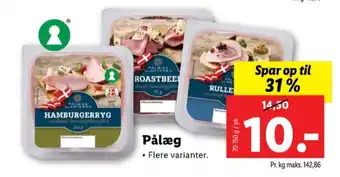 Lidl Pålægsslagteren tilbud