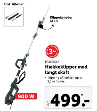 Lidl Parkside hækkeklipper tilbud
