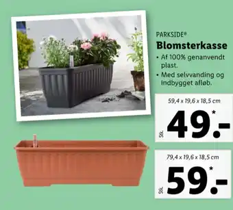 Lidl Parkside blomsterkasse tilbud