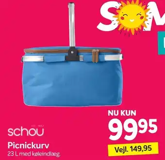 Din Isenkræmmer Schou Picnickurv tilbud