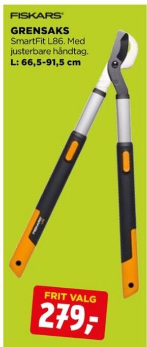 jem & fix Fiskars grensaks tilbud
