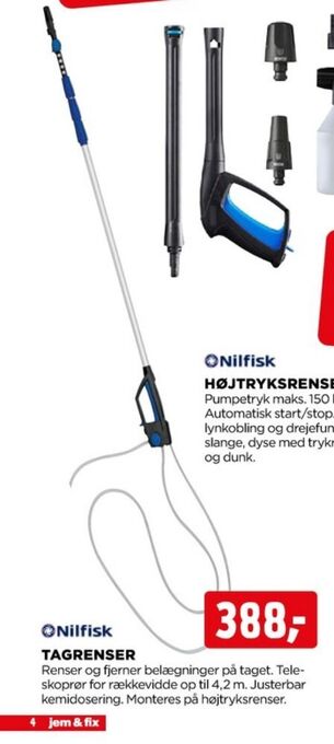 jem & fix Nilfisk tagrenser tilbud