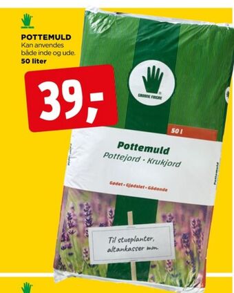 jem & fix Grønne fingre pottemuld tilbud