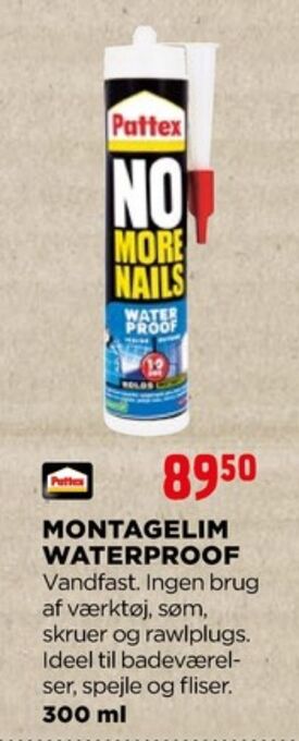 jem & fix Pattex montagelim tilbud