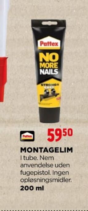 jem & fix Pattex montagelim tilbud