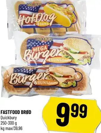Løvbjerg Fastfood Brød 250-300 g tilbud