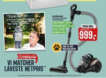 Skousen Samsung støvsuger VC07K41G9HD tilbud