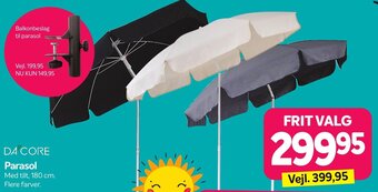 Din Isenkræmmer Da Core Parasol tilbud
