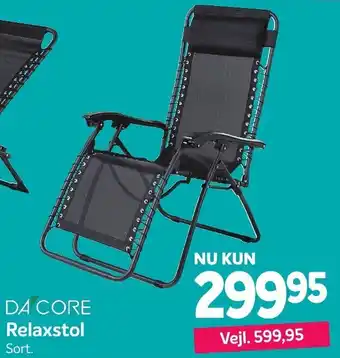 Din Isenkræmmer Da Core Relaxstol tilbud