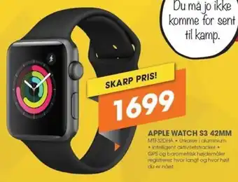 Expert Apple Watch S3 42MM tilbud