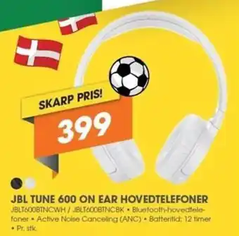 Expert JBL Tune 600 On Ear Hovedtelefoner tilbud