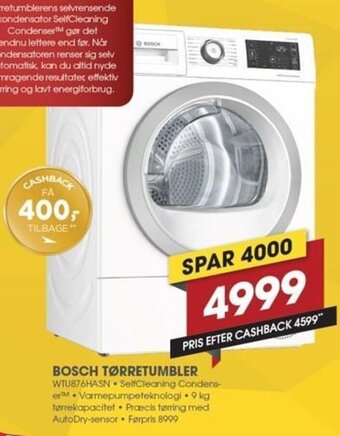 Punkt1 Bosch Tørretumbler tilbud