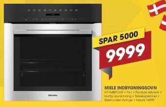 Punkt1 Miele Indbygningsovn tilbud