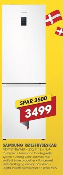 Punkt1 Samsung Kølefryseskab tilbud