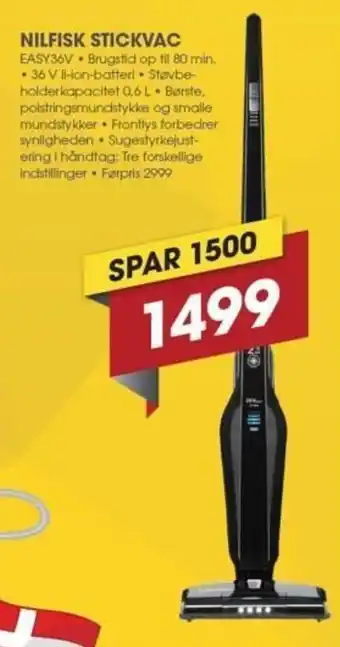 Punkt1 Nilfisk Stickvac tilbud