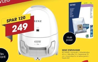 Punkt1 Senz Støvsuger tilbud