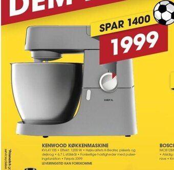 Punkt1 Kenwood Køkkenmaskine tilbud