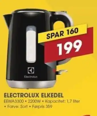 Punkt1 Electrolux Elkedel tilbud
