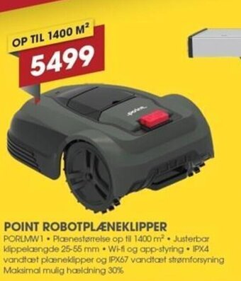 Punkt1 Point Robotplæneklipper tilbud