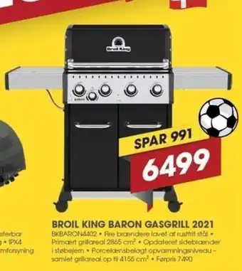 Punkt1 Broil King Baron Gasgrill 2021 tilbud