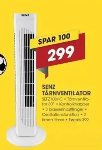 Punkt1 Senz Tarventilator tilbud