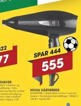 Punkt1 NOOA Hårtørrer tilbud