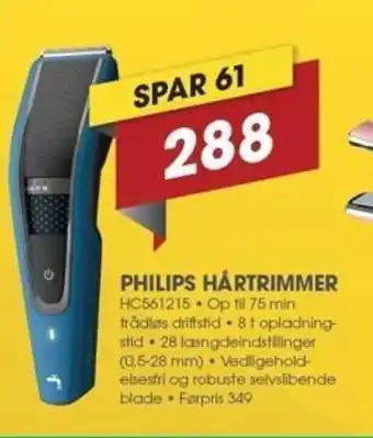 Punkt1 Philips Hårtrimmer tilbud