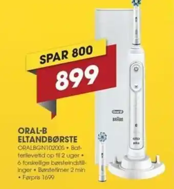Punkt1 Oral-B Eltandbørste tilbud