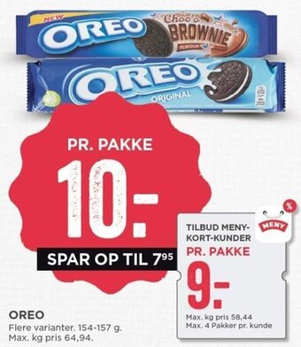 MENY Oreo tilbud