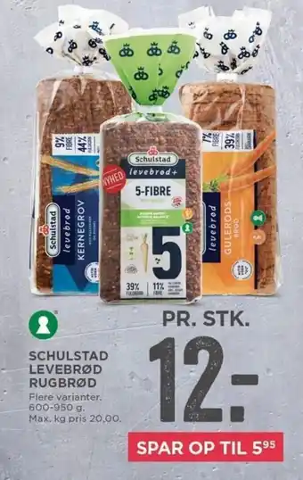 MENY Schulstad Leverbrød Rugbrød tilbud
