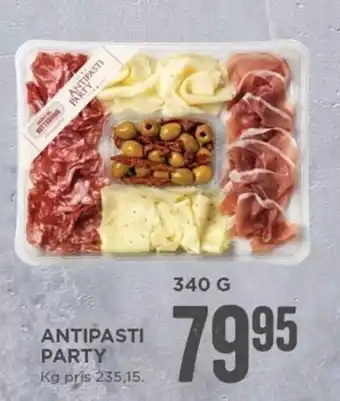 MENY Antipasti Party 340g tilbud