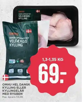 MENY Omhu Hel Dansk Kylling Eller Kyllingelår tilbud