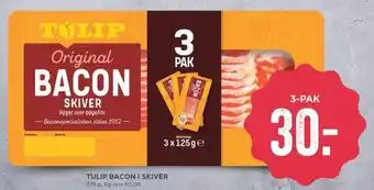 MENY Original Bacon Skiver tilbud