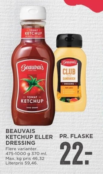 MENY Beauvais Ketchup tilbud