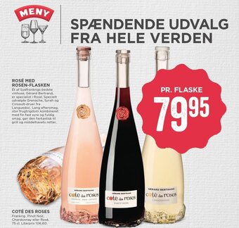 MENY Cote Des Roses tilbud