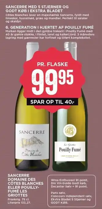 MENY Sancerre Med 5 Stjerner tilbud