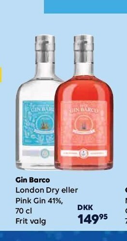 BorderShop Gin Barco tilbud