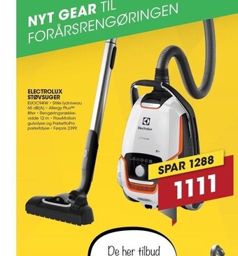 Punkt1 Electrolux støvsuger tilbud