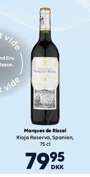 BorderShop Marques de Riscal tilbud
