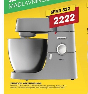 Punkt1 Kenwood køkkenmaskine tilbud