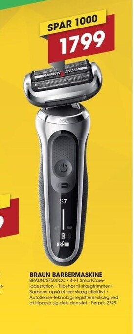 Punkt1 Braun barbermaskine tilbud