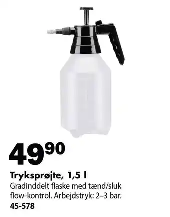 Biltema Tryksprøjte tilbud
