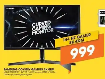 Expert Samsung odyssey gaming skærm tilbud