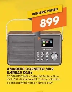 Expert Amadeus cornetto bærbar dab+ tilbud