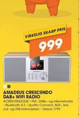 Expert Amadeus crescendo radio tilbud