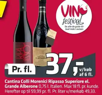 Fleggaard A+ italiensk rødvin tilbud