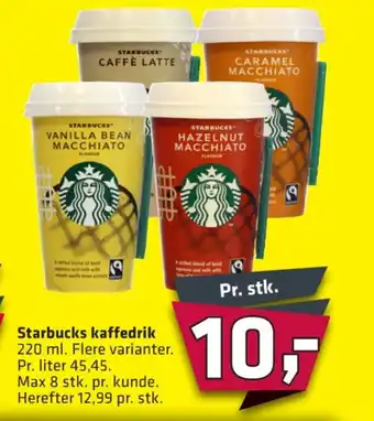 Fleggaard Starbucks iskaffe tilbud